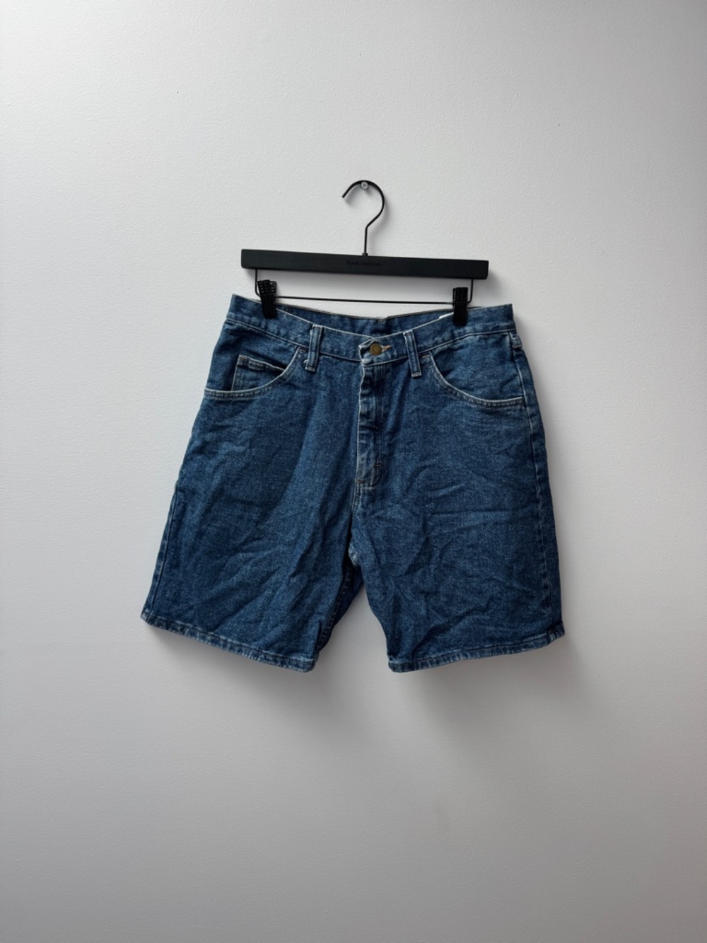 Wrangler Men's Dark Blue Denim Jean Shorts